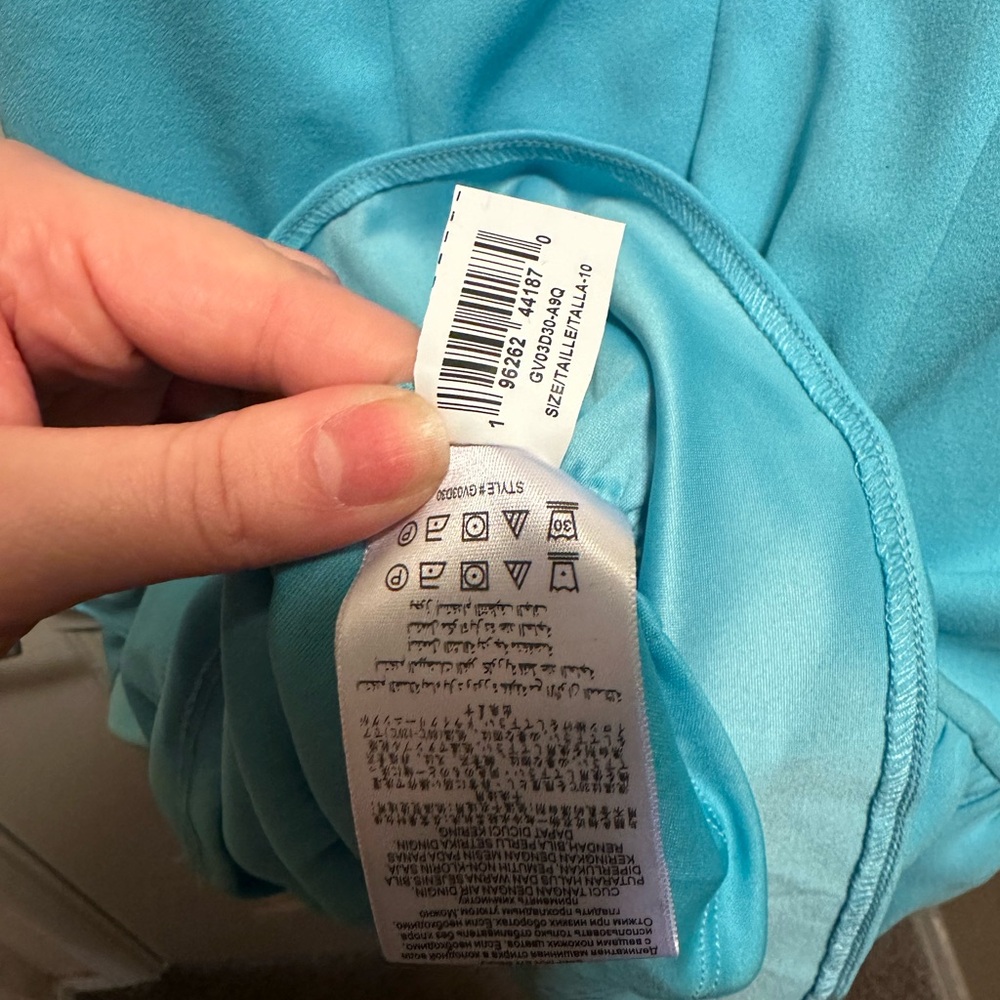 BCBGeneration Aqua Ruffle Mini Dress - Picture 6 of 6
